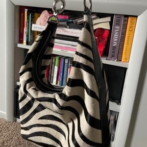 AUTHENTIC ZEBRA DOLCE & GABBANA HOBO BAG
